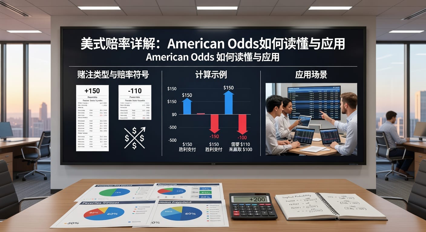 美式赔率 american odds 读法与换算全解析