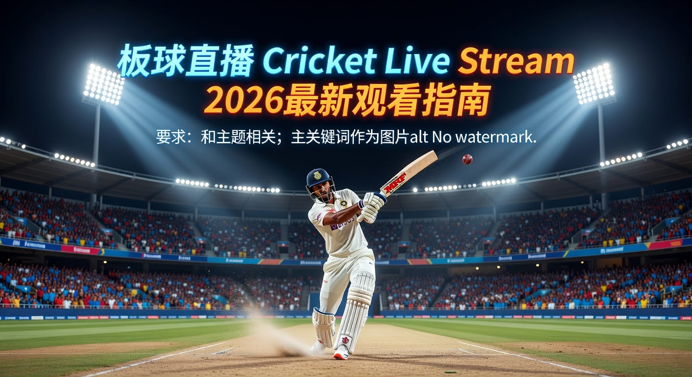 板球直播 Cricket Live Stream｜2026观看与延迟指南